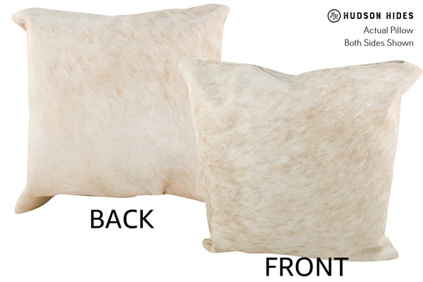 Beige Cowhide Pillow #33975