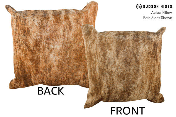 Medium Brindle Cowhide Pillow #34188