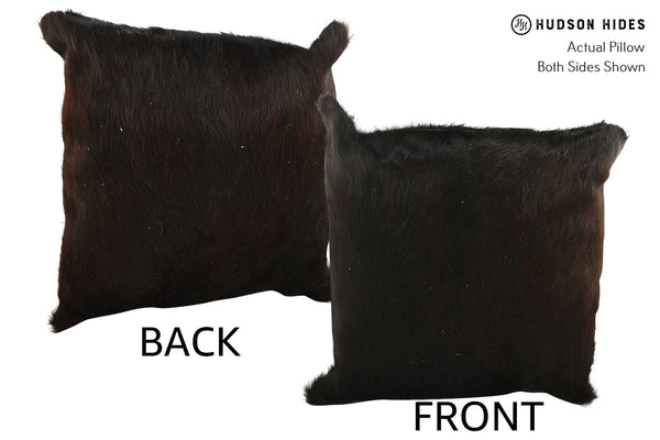 Dark Brindle Cowhide Pillow #34233