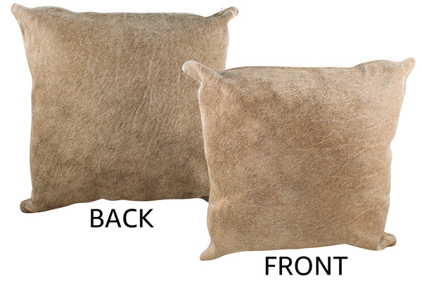 Taupe Cowhide Pillow #34315