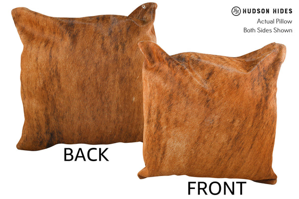 Medium Brindle Cowhide Pillow #34358