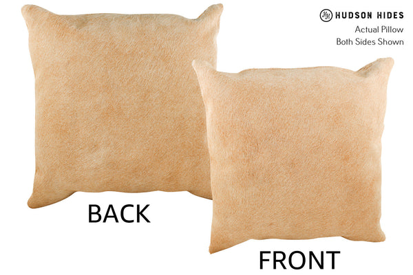 Beige Cowhide Pillow #34443