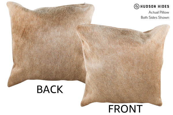 Taupe Cowhide Pillow #34603