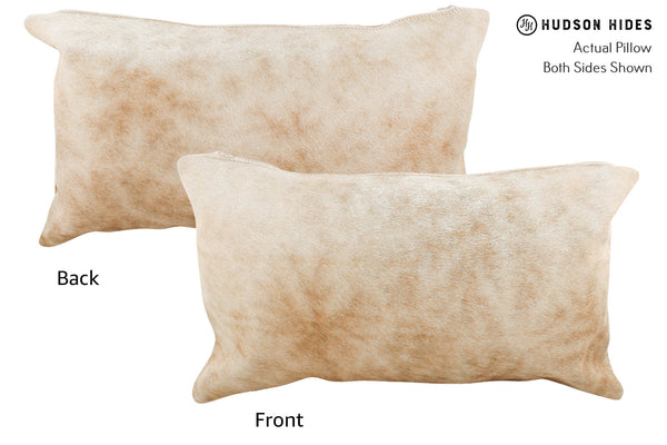 Beige Cowhide Pillow #35299
