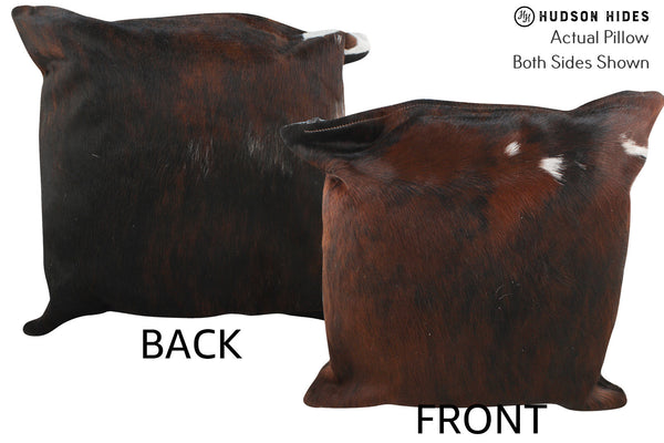 Dark Brindle Cowhide Pillow #35614