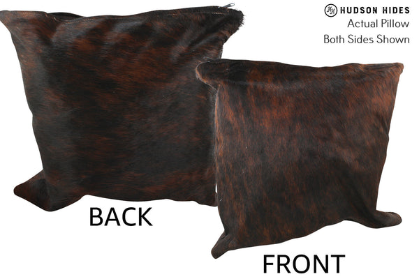 Dark Brindle Cowhide Pillow #35656
