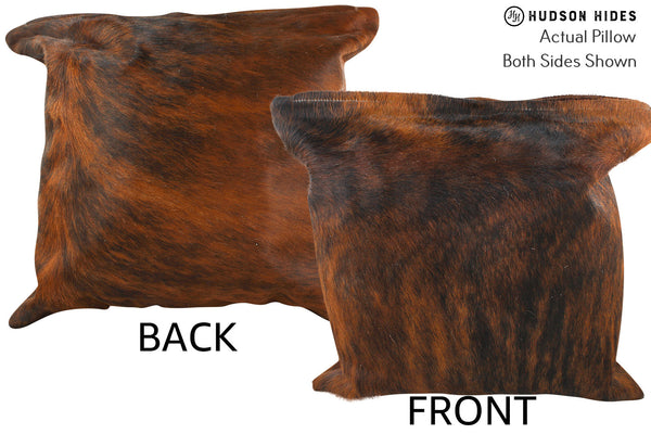 Medium Brindle Cowhide Pillow #36339