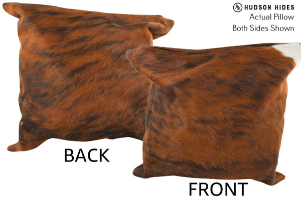 Medium Brindle Cowhide Pillow #36353