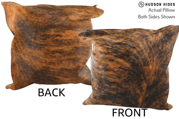 Medium Brindle Cowhide Pillow #36358
