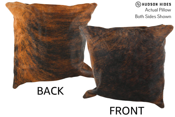 Medium Brindle Cowhide Pillow #36487