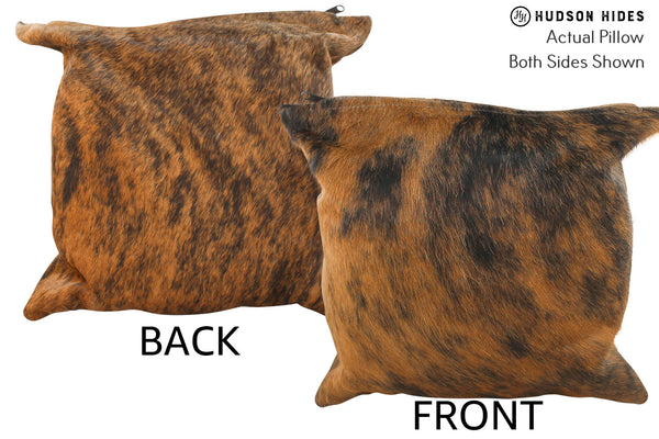 Medium Brindle Cowhide Pillow #36503