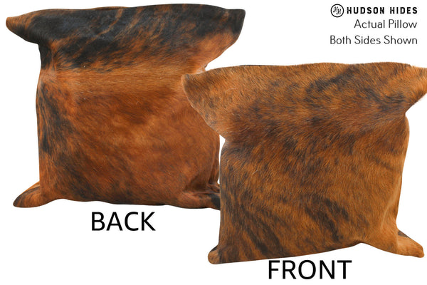 Medium Brindle Cowhide Pillow #36530