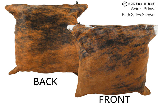 Medium Brindle Cowhide Pillow #36545