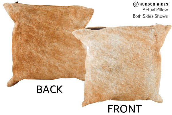 Beige Cowhide Pillow #36823