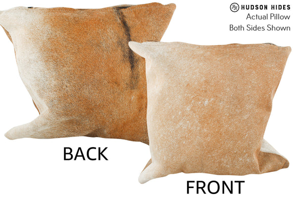 Beige Cowhide Pillow #37085