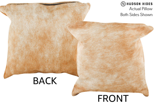 Beige Cowhide Pillow #37088