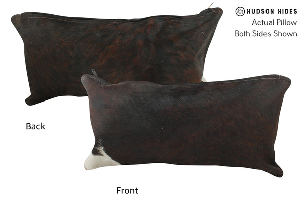 Dark Brindle Cowhide Pillow #37629