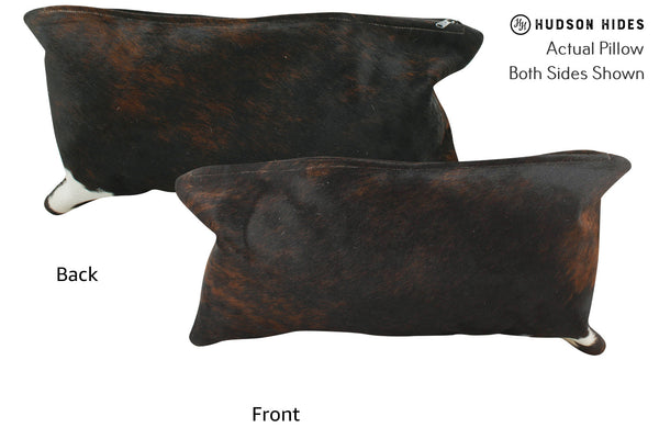Dark Brindle Cowhide Pillow #37647