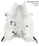 Salt and Pepper Black Cowhide Rug #38203