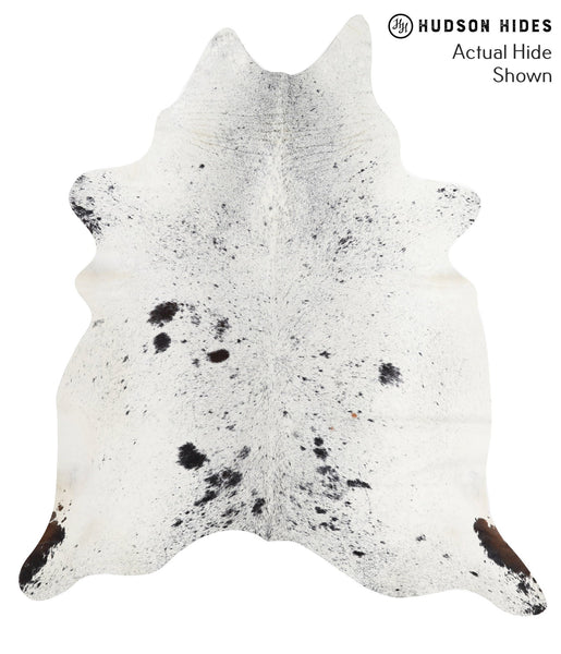 Salt and Pepper Black Cowhide Rug #38203