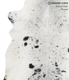 Salt and Pepper Black Cowhide Rug #38203