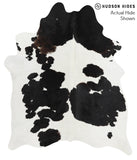 Black and White Cowhide Rug #38274