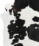 Black and White Cowhide Rug #38274