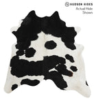 Black and White Cowhide Rug #38295