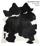 Black and White Cowhide Rug #38320