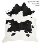 Black and White Cowhide Rug #38366