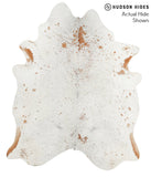 Salt and Pepper Brown Cowhide Rug #38378