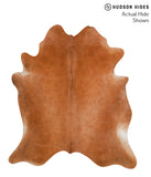 Solid Brown Cowhide Rug #38597