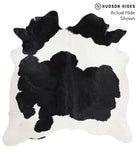 Black and White Cowhide Rug #38674