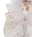 Salt and Pepper Brown Cowhide Rug #38742