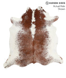 Salt and Pepper Brown Cowhide Rug #38758