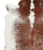 Salt and Pepper Brown Cowhide Rug #38758