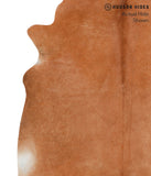 Solid Brown Cowhide Rug #38770