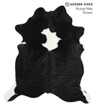 Black and White Cowhide Rug #38779