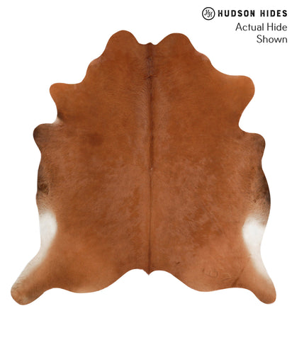 Solid Brown Cowhide Rug #38901