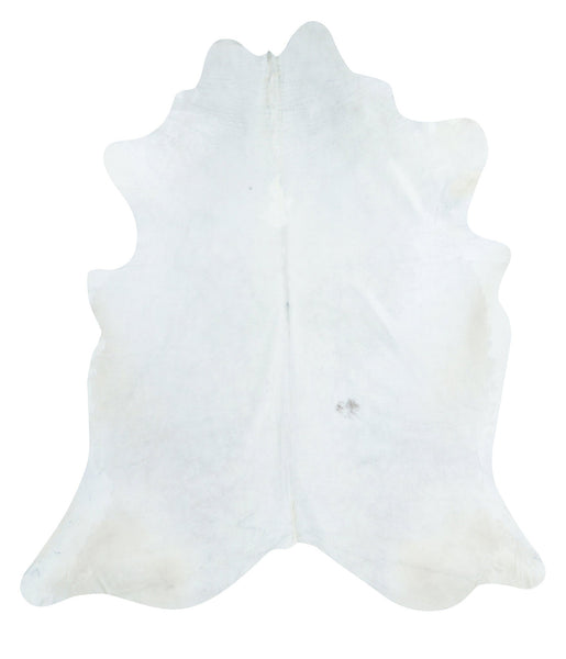 Solid White Cowhide Rug #39095