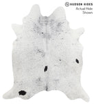 Salt and Pepper Black Cowhide Rug #39133
