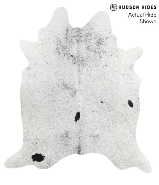 Salt and Pepper Black Cowhide Rug #39133