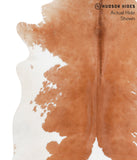 Brown and White Cowhide Rug #39142