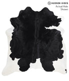 Black and White Cowhide Rug #39179
