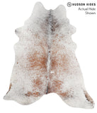 Salt and Pepper Brown Cowhide Rug #39265