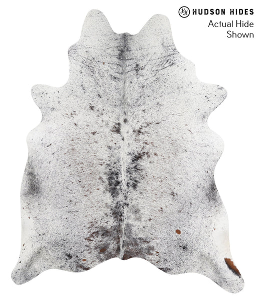 Salt and Pepper Black Cowhide Rug #39306