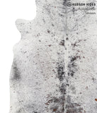Salt and Pepper Black Cowhide Rug #39306