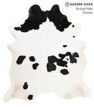 Black and White Cowhide Rug #39505
