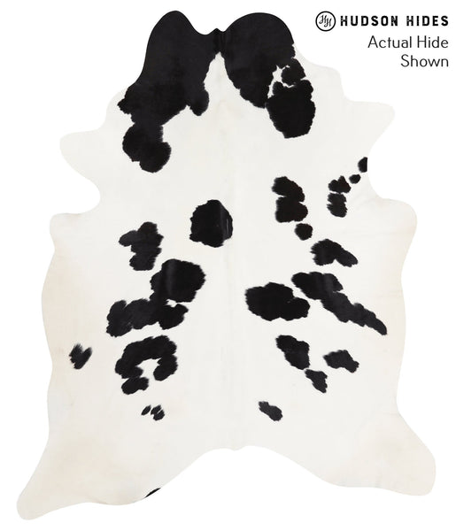 Black and White Cowhide Rug #39528