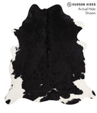 Black and White Cowhide Rug #39556